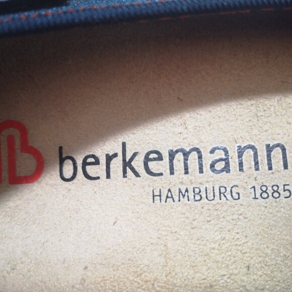 Berkemann Walk Maxx Ladies Size 39 (8 US) Navy with Orange Trim Fitness Shoe - Picture 8 of 10